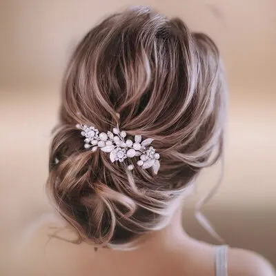 Perle Rhinestone Hårranker Hårtilbehør bryllup Hårpynt 