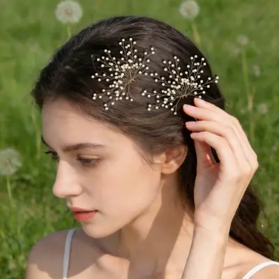 Pearl Sets Hair Accessories Headpieces (Set of 3)