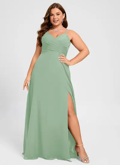 A-line Chiffon Dress