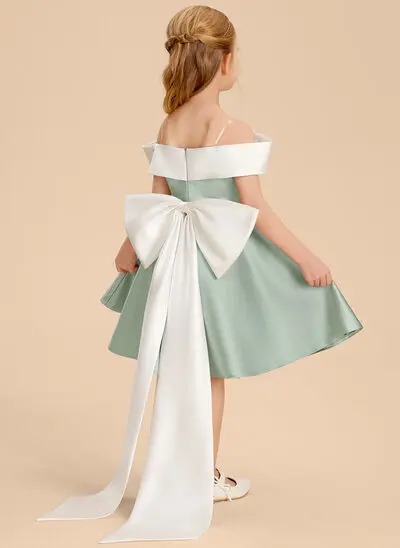 A-line Bow Tulle Dress