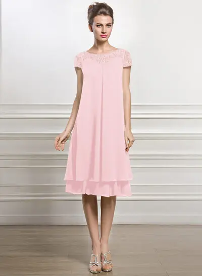 Empire Sequins Lace Dress