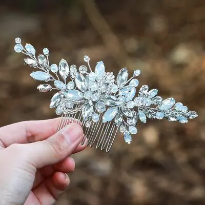Strass pentes acessórios de cabelo