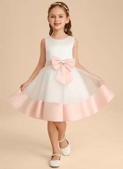 Ball-Gown/Princess Bow Tulle Dress