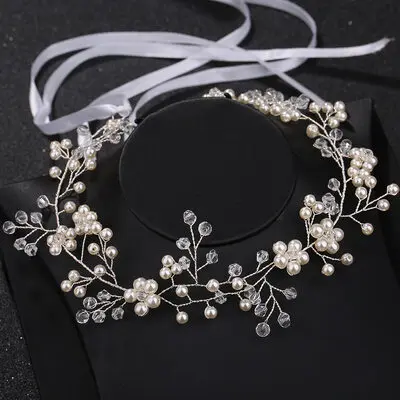 Kristal hair vines haaraccessoires hoofddeksels