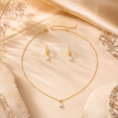 1set/3pcs Jewelry Set Alloy