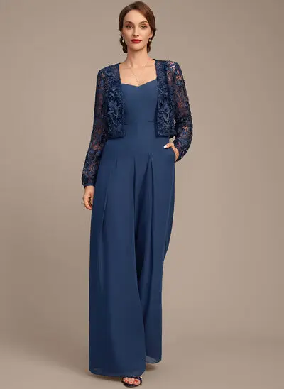 Площадь Длина до пола Шифон Платье Для Матери Невесты 