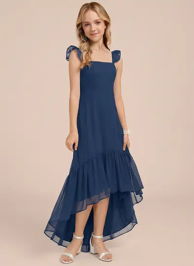 Kjole A-line kjole i Chiffon