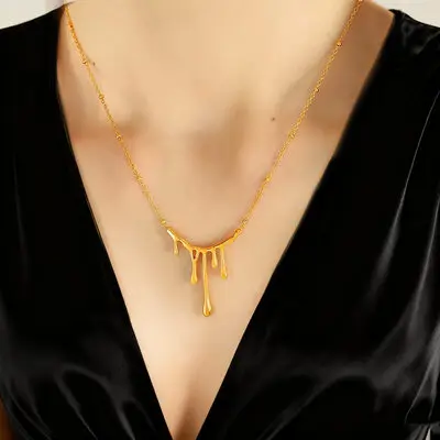 Elegante pingente colares 