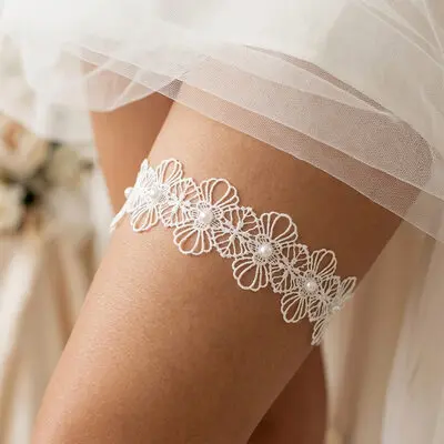 1 PC Strømpebånd Bride Gaver Fascinerende Blonder