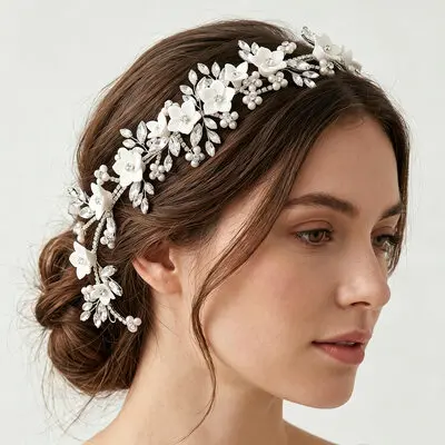 Strass vinhas capilares acessórios de cabelo