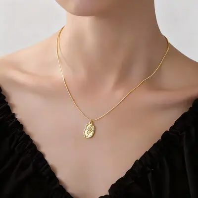 Simples irregular pingente colares 