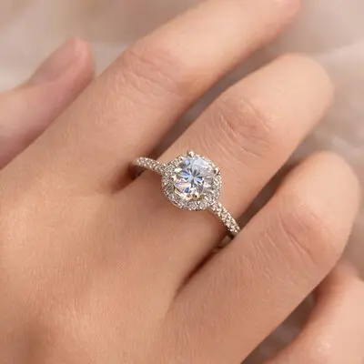 1 PC Ringe Bride Gaver Skinnende Kobber