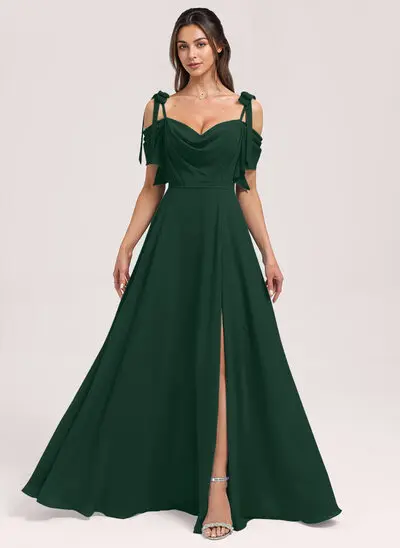 A-line Chiffon Dress