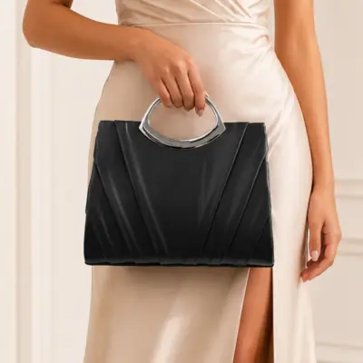 Work PU Evening Bags in Black