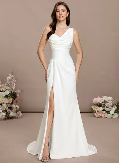 Sheath/Column Stretch Crepe Dress