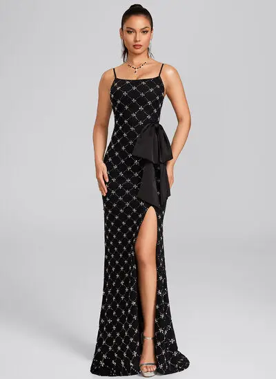 Corte sirena lentejuelas vestido