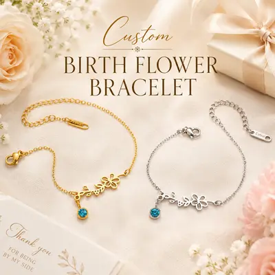 1 PC Personalized Bracelet Stainless Steel