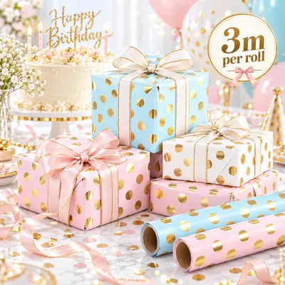 1 PC Wrapping Paper Card Paper