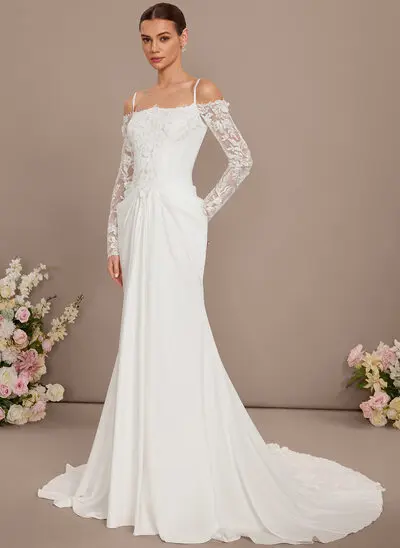 Robe sirène en dentelle