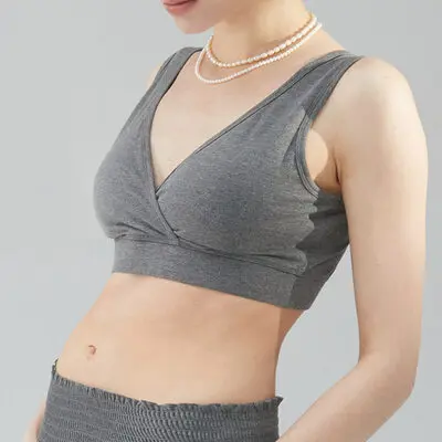 Classic Comfortable Simple Polyester Bustiers Bra Nursing&Maternity Lingerie 