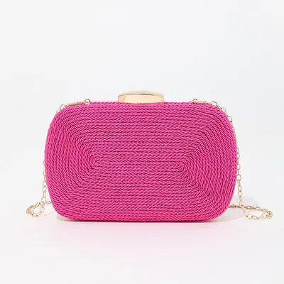 Party Polyester Clutch-Taschen in Fuchsia 