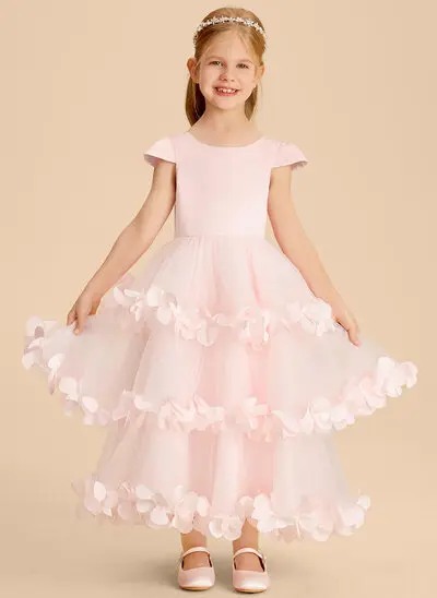 Robe trapèze en tulle