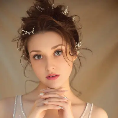 Pearl Sets Hair Pins Hair Accessories Wedding Headpieces (Set of 5) 