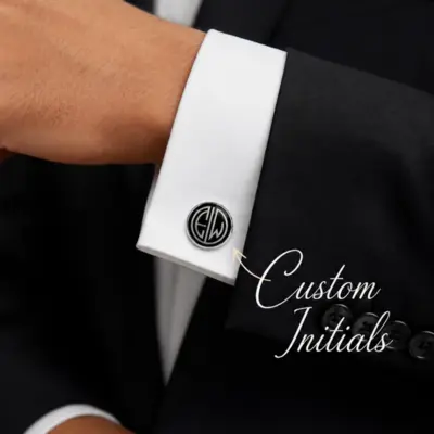 1-pair Personlig Cufflink Groomsmen Gaver Attraktiv Metall