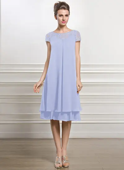 Empire Sequins Lace Dress