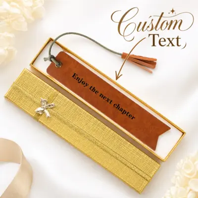 1 PC Personlig Bookmark Groomsmen Gaver Årgang Lær