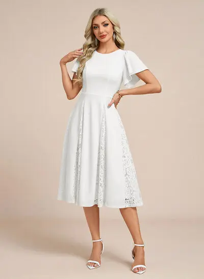 A-line Lace Dress