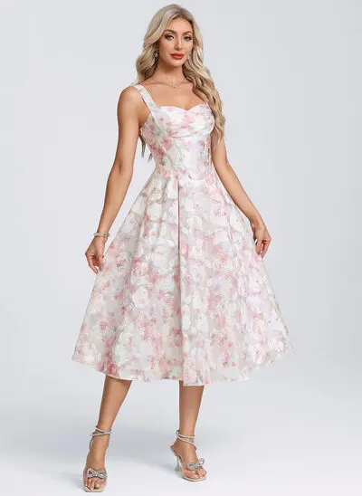 Jacquard Midi Kjole