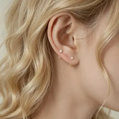 Dainty Rhinestone Ear Cuff Party Jewelry For Women