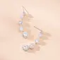 Gorgeous Cubic Zirconia Dangle Earrings 