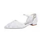 Women's Wedding Shoes Lace Satin Flat Heel Point Toe Wedding Flats Bridal Shoes Bridesmaid Shoes Elegant Wedding Shoes 