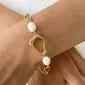 Vintage Irregular Pearl Bracelet 