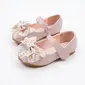 Fille de chaussures plates chaussures de fille de fleur mariage tous les jours fête mary jane similicuir talon plat chaussures 