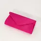 Elegant Party Formal Evening Satin Clutch Bags in Fuchsia 