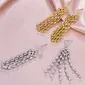 Shining Rhinestone Drop Earrings 
