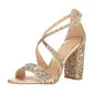 Women's Wedding Sandals Bridal Shoes Bridesmaid Shoes Block Heel Wedding Shoes Open Toe Party Prom Evening Cocktail Shoes 