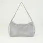 Rhinestone Cute Party Prom Evening Cocktail Polyester Evening Bags in Silver 