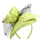 Women's Vintage Bow Veil Satin Wedding Kentucky Derby Fascinators With Headband 
