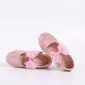 Girl's Flats Wedding Bowknot Lace Round Toe Flat Heel Shoes