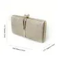 Party Prom Evening Polyester Clutch Bags in Silver 