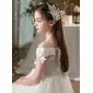 Pearl Lace Rhinestones Flower Girl Headpieces (Set of 2) 