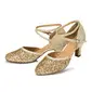 Women's Ballroom Shoes Sequin Glitter Indoor Dance Shoes 