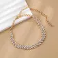 Paver strass mariage bracelet de tennis