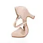 Women's Ballroom Shoes Rhinestone High Heel Satin Indoor Dance Shoes 