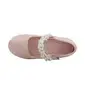 Girl's Flats Wedding Pearl Faux Leather Round Toe Flat Heel Shoes