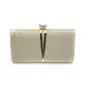 Party Prom Evening Polyester Clutch Bags in Silver 